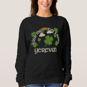 Kiss Me Shamrock  City St Patrick's Day Yerevan Sweatshirt