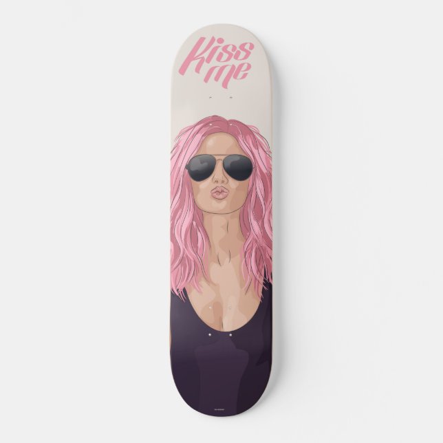 Kiss Me Skateboard (Front)