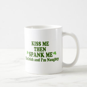 Kiss Me Then Spank Me Gift Coffee Mug