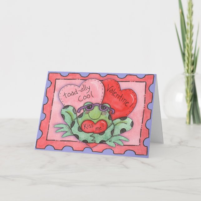 Kiss Me Toad - Greeting Card (Front)