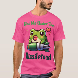 Kiss Me Under The Missile Toad Illustration T-Shirt