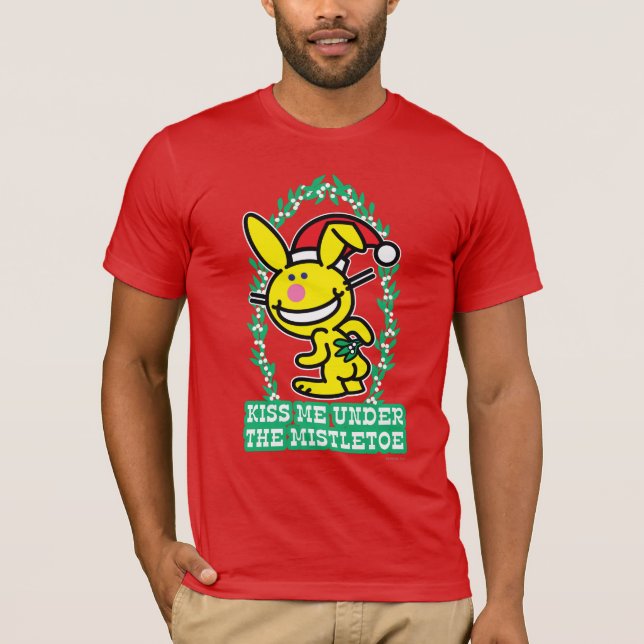 Kiss Me Under The Mistletoe T-Shirt (Front)