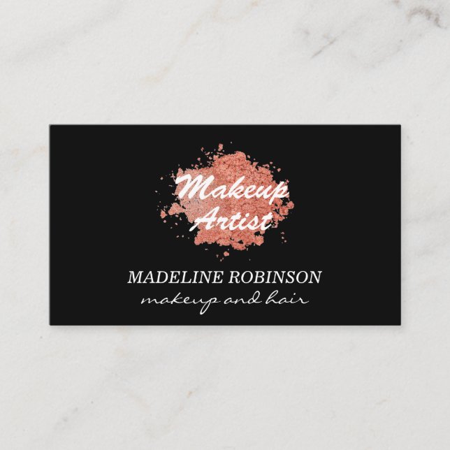 Kiss & Monogram Appointment Card (Front)