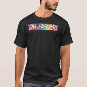Kiss More Girls Tie Dye Cool Vintage Lgbt Lesbian  T-Shirt