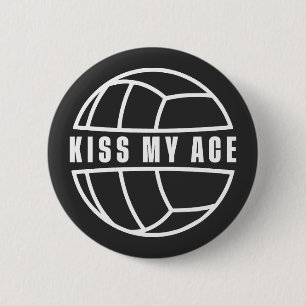 Kiss my Ace 6 Cm Round Badge