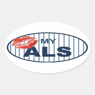 Kiss My ALS2 Oval Sticker