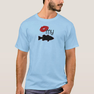 Kiss my Bass - funny bass fishing T-Shirt