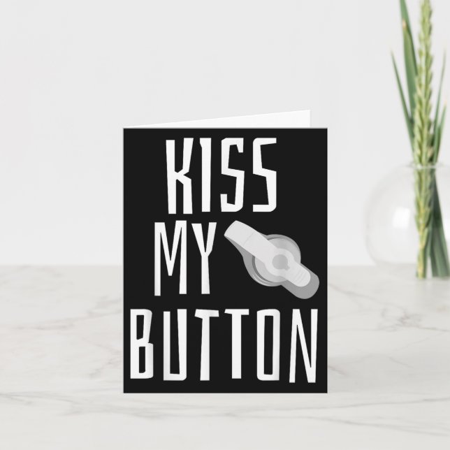 Kiss My Button Feeding Tube Awareness Tubie G-tube Card (Front)