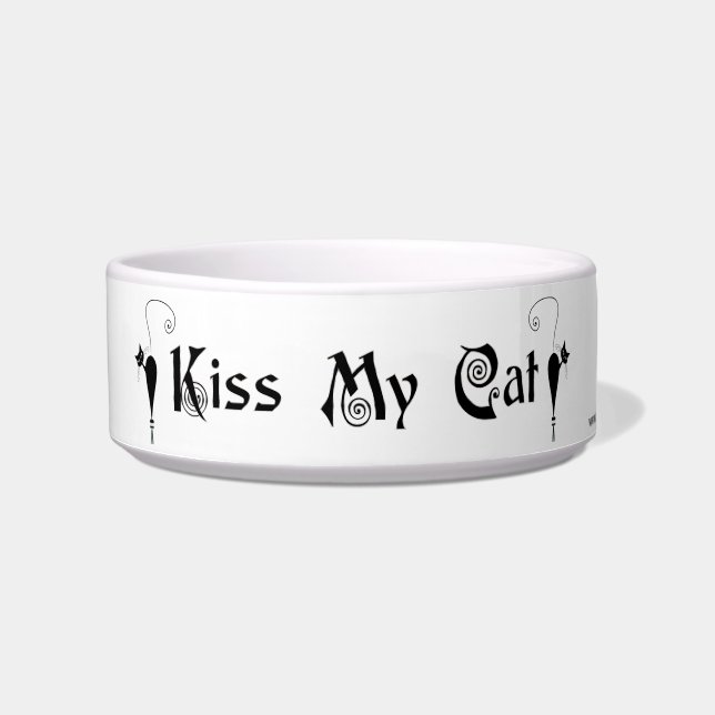Kiss My Cat Bowl (Front)