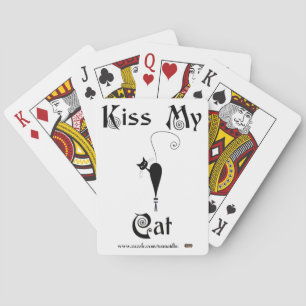 Kiss My Cat Playing Cards