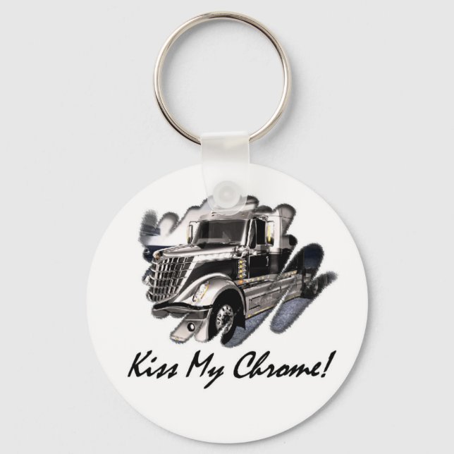 Kiss My Chrome! Key Ring (Front)