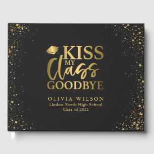 Kiss My Class Goodbye Grad Party Photo Guest Book