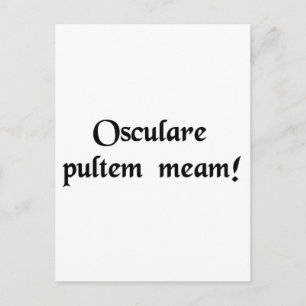 Kiss my grits! postcard