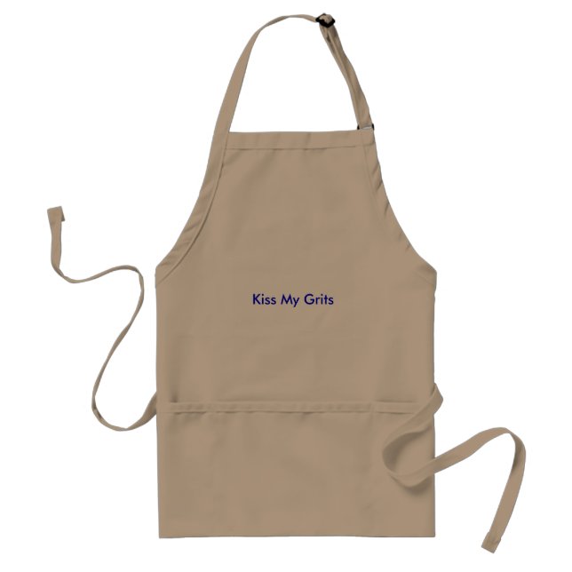 Kiss My Grits Standard Apron (Front)