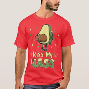 Kiss My Hass Avocado Png T-Shirt