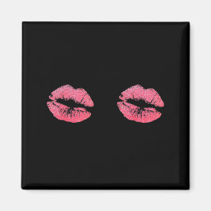 Kiss My Lips S Valentines Day Graphic Magnet