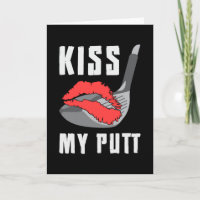 Kiss My Putt Golf Player Lover Golfer Sports Funny