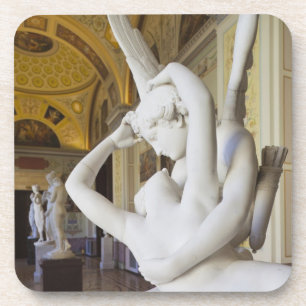 Kiss of Cupid and Psyche, by Antonio Canova 2 Coaster