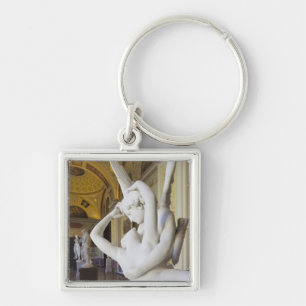 Kiss of Cupid and Psyche, by Antonio Canova 2 Key Ring