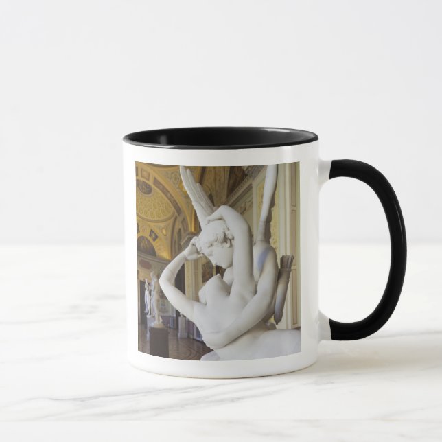 Kiss of Cupid and Psyche, by Antonio Canova 2 Mug (Right)