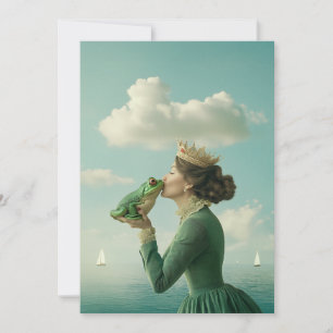 Kiss of the Frog Prince Invitation