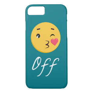 Kiss Off Emoji Funny Trendy Popular Cute Case-Mate iPhone Case