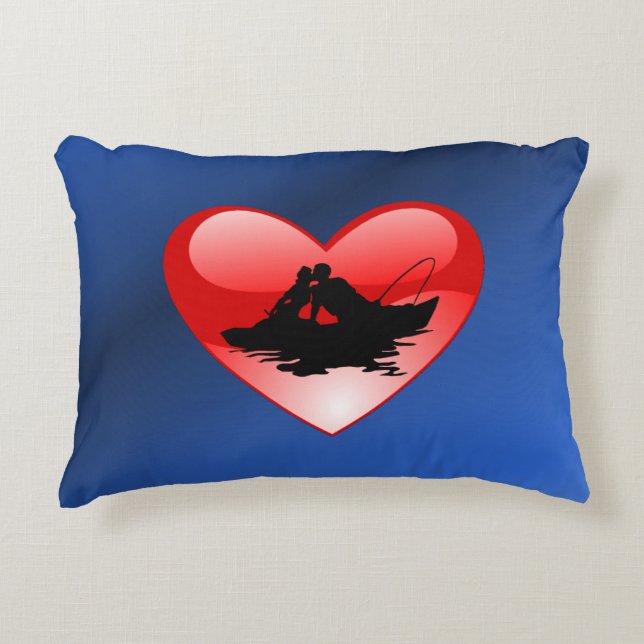 Kiss on the Water Decorative Cushion (Front)