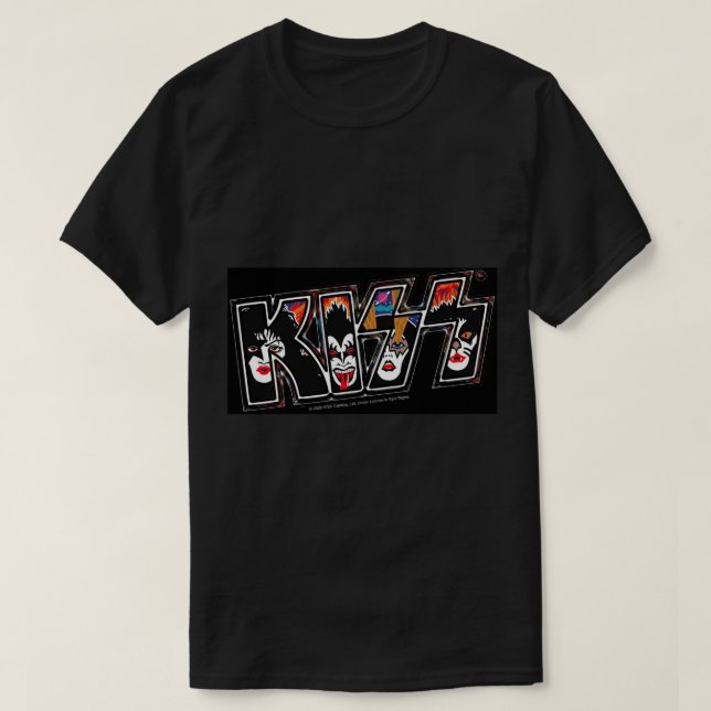 KISS ® rock music band - Rock and Roll Over Style  T-Shirt (Design Front)