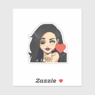 Kiss Sticker