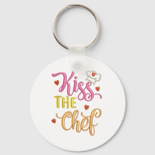 Kiss the Chef Key Ring