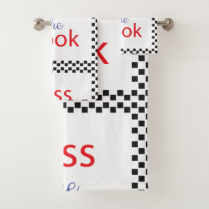 Kiss The Cook Bath Towel Set