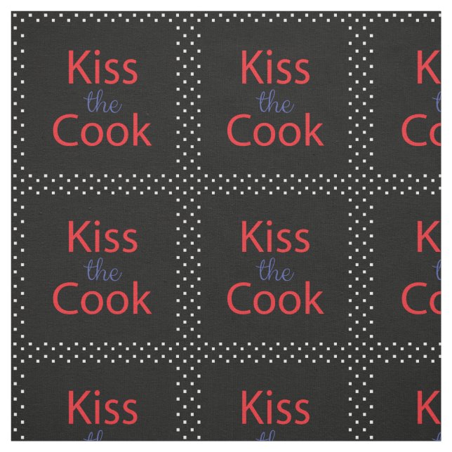 Kiss The Cook Fabric (Swatch)
