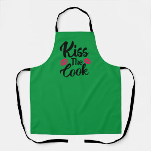 Kiss The Cook, Funny Novelty Gift, Funny Cook  Apron