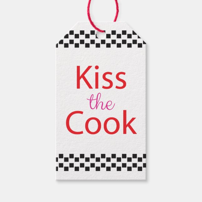 Kiss The Cook Gift Tags (Front)