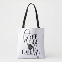 Kiss The Cook Modern Script Personalised