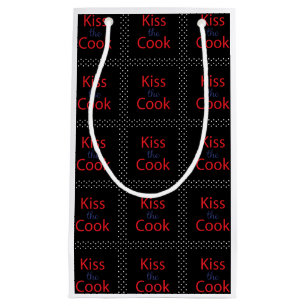 Kiss The Cook Small Gift Bag