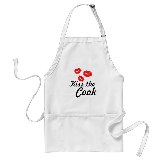 Kiss the, Cook Standard Apron (Front)