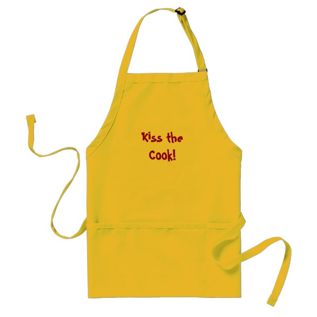 Kiss the Cook! Standard Apron (Front)