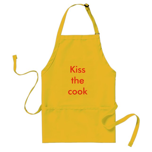 Kiss the cook standard apron (Front)