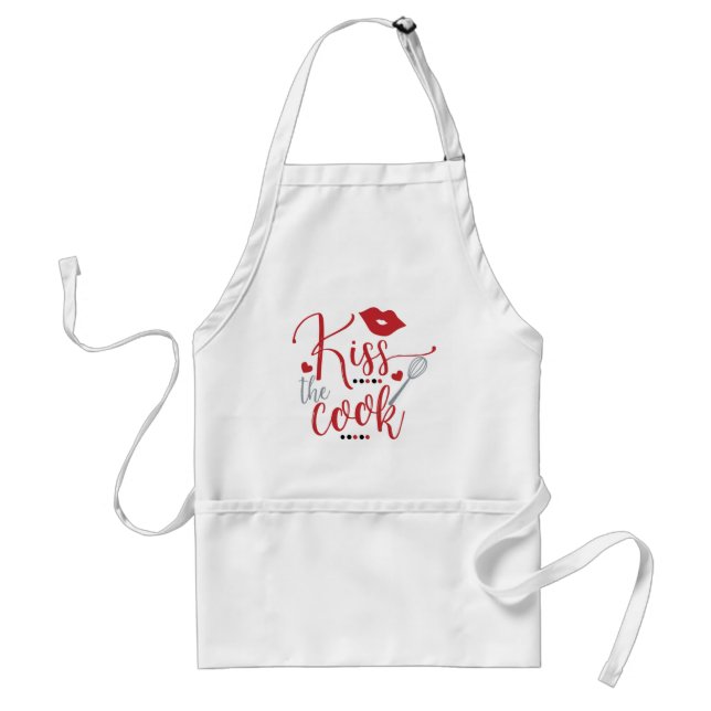 Kiss the Cook  Standard Apron (Front)