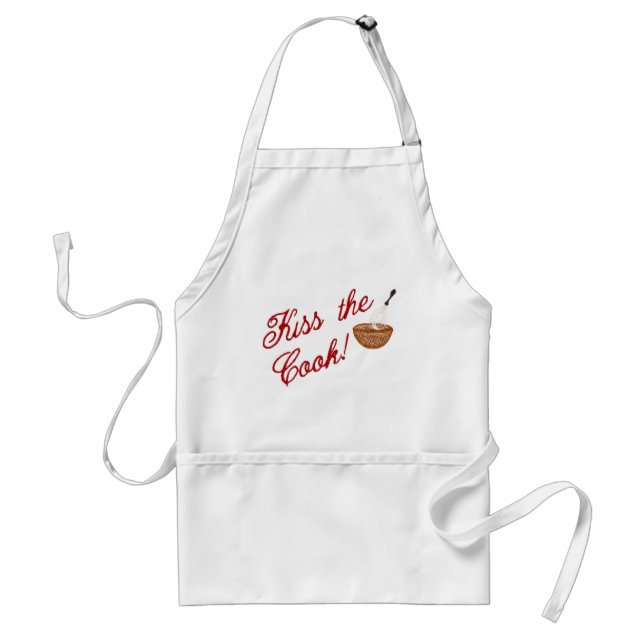 KISS THE COOK! STANDARD APRON (Front)