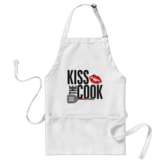 Kiss The Cook Standard Apron (Front)