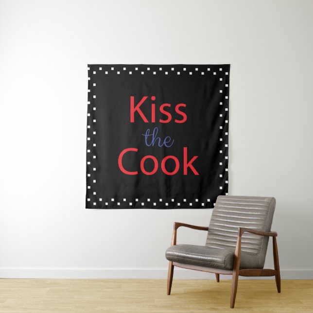 Kiss The Cook Tapestry (In Situ)