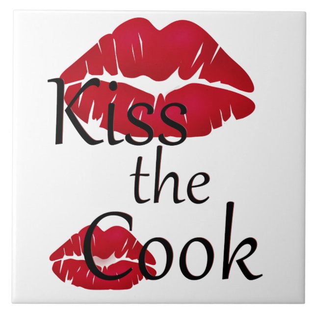 Kiss the Cook Tile (Front)
