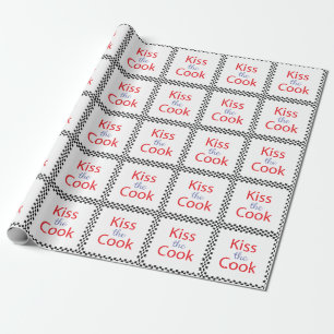 Kiss The Cook Wrapping Paper