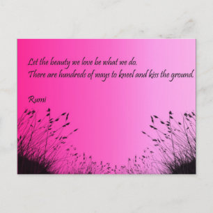 Kiss The Ground Postcard