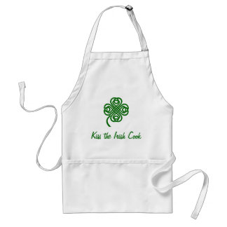 Kiss the Irish Cook Standard Apron