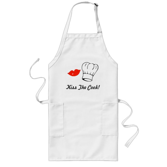 Kiss The Kook pron Long Apron (Front)
