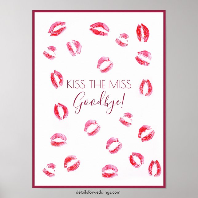 Kiss the Miss Game | Paper Poster (Creator Uploaded)