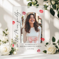 Kiss the Miss Goodbye Bachelorette party Welcome